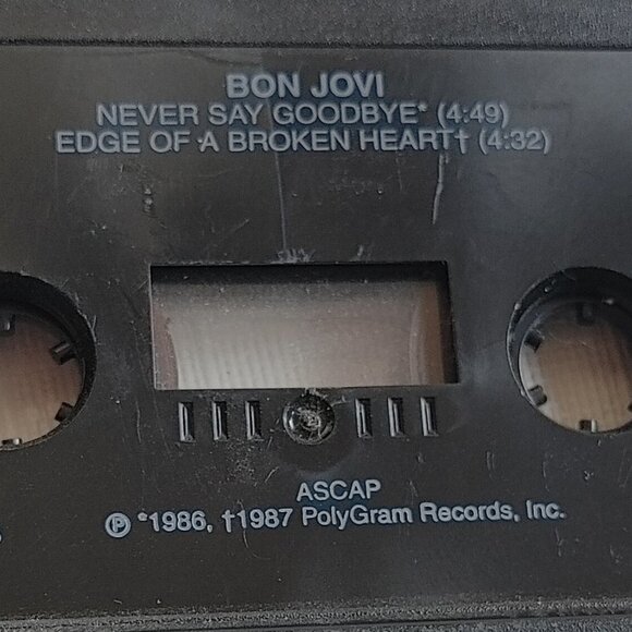 VINTAGE BON JOVI ALWAYS Cassette Single - Picture 3 of 3